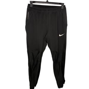 Nike Pro Dri-Fit Training Pants Men's Large Black Zippered Pockets Performance